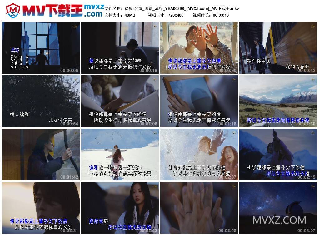 徐彪-续缘_国语_流行_YEA00398